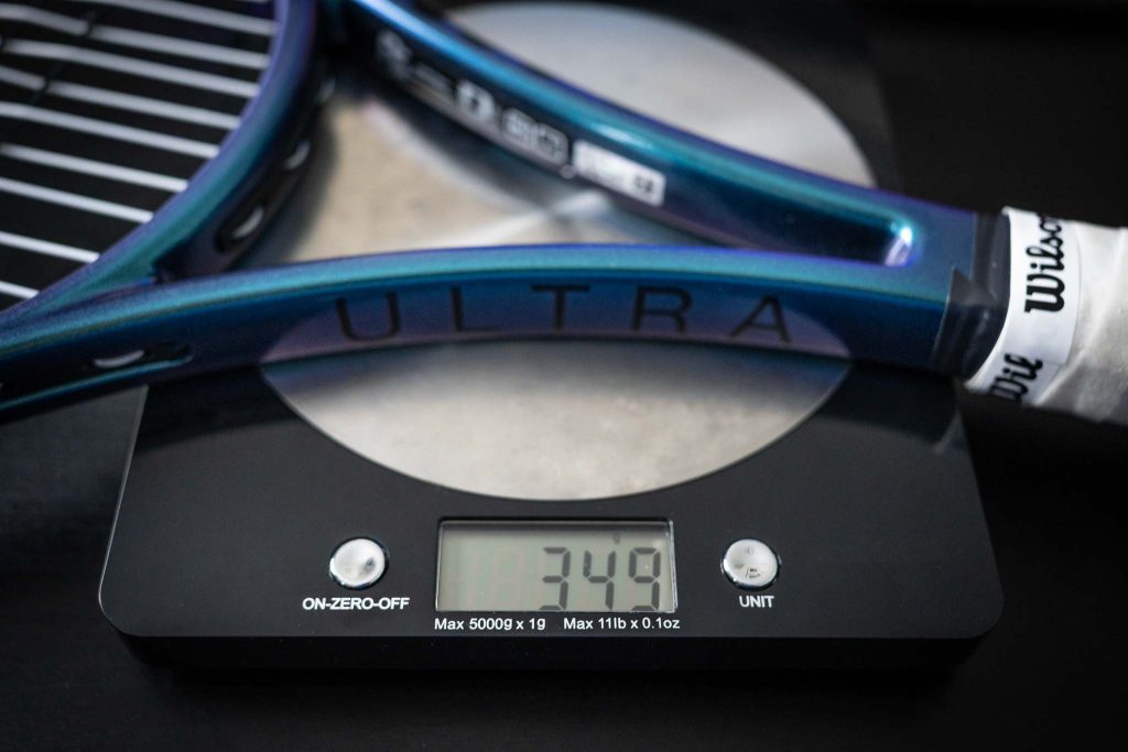 Customised wight of the Wilson Ultra Pro V4 16x19