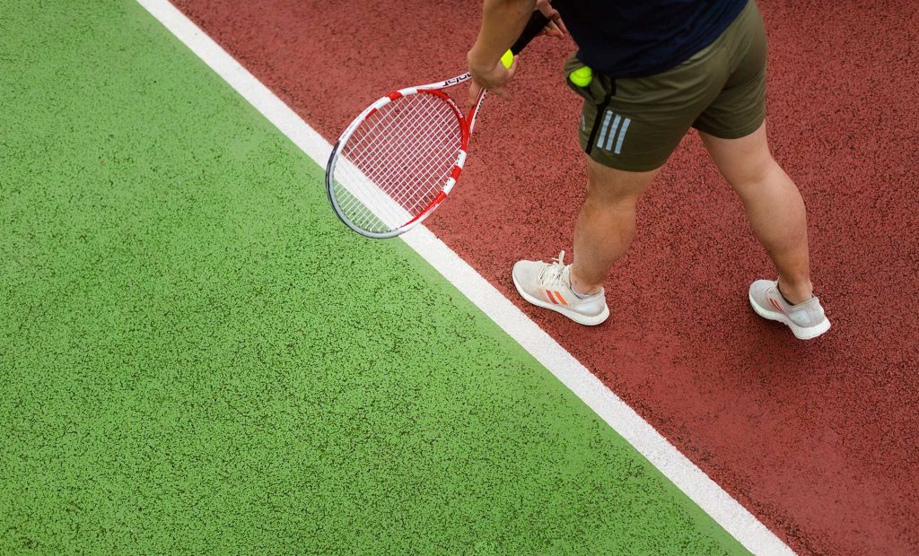 Tarmac / Macadam tennis court