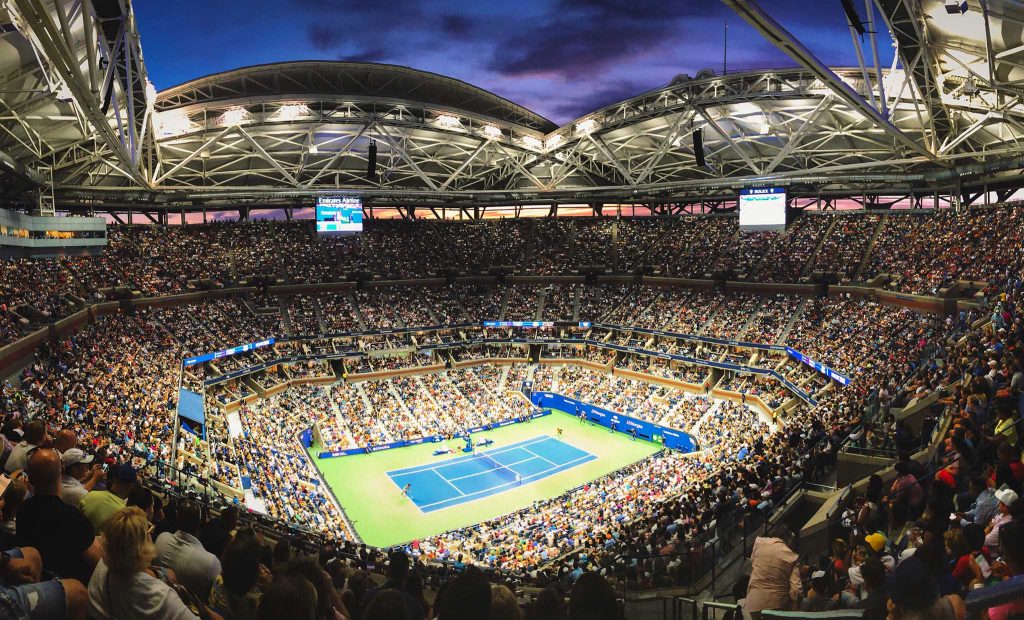 Arthur Ashe Stadium at the US Open